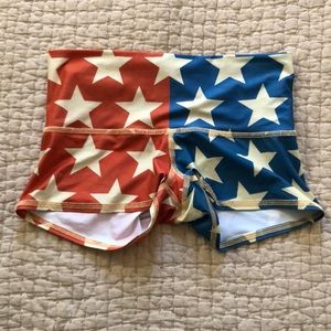 Teeki Hot Yoga Sun Shorts Star Power